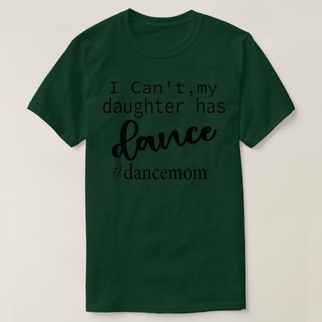 T-shirt i canamp39tmy fille a danse mamanDanse maman cadea (Design devant)