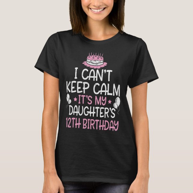 T-shirt I Can't Keep Calm It's (Devant)