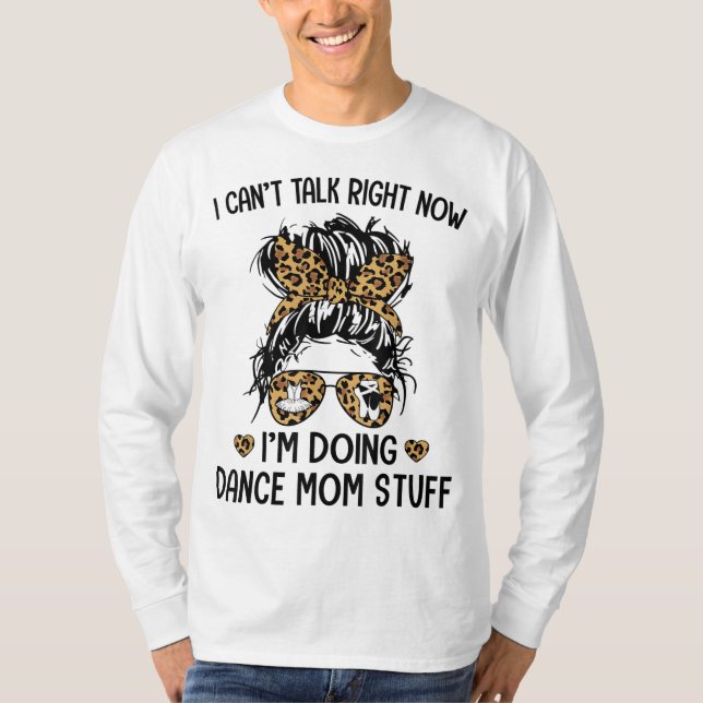 T-shirt I Can't Talk Right (Devant)