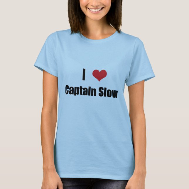 T-shirt I capitaine Slow de coeur (Devant)