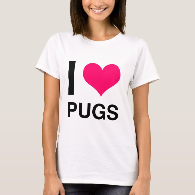 T-shirt I carlins de coeur (Devant)