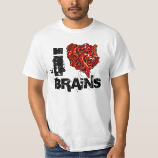 T-shirt I cerveaux de coeur