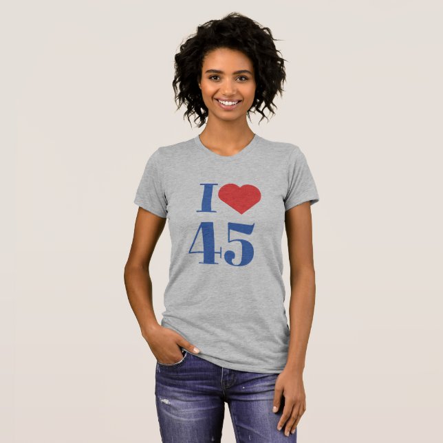 T-shirt I Coeur 45 (Devant entier)