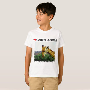 T-shirt I Coeur Afrique du Sud Giraffe Thorn tree