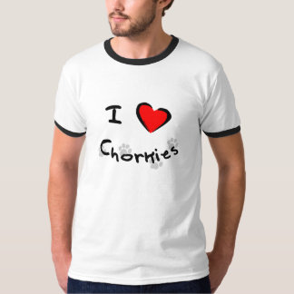 T-shirt I coeur - amour Chorkies