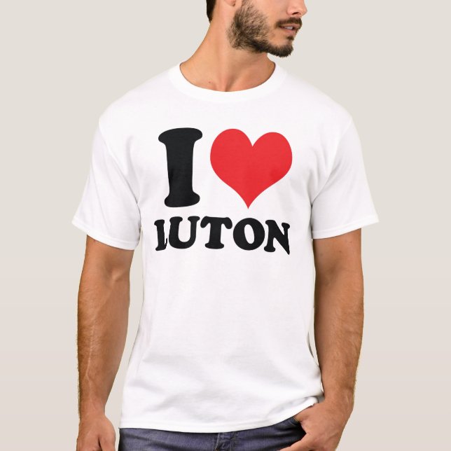 T-shirt I coeur/amour Luton (Devant)