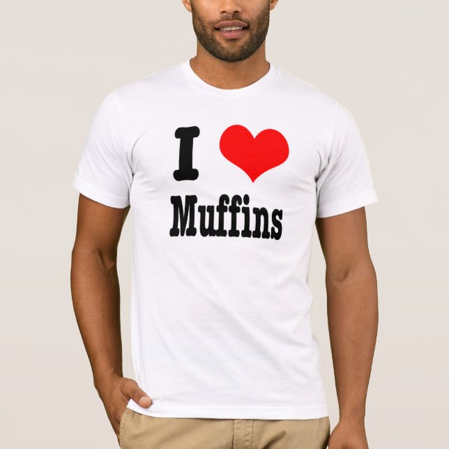 T-shirt I COEUR (AMOUR) muffins (Devant)