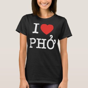 T-shirt I coeur (amour) Pho