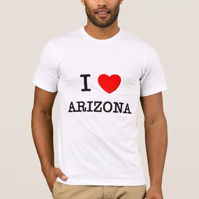 T-SHIRT I COEUR ARIZONA (Devant)