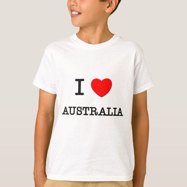 T-SHIRT I COEUR AUSTRALIE (Devant)