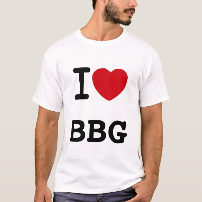 T-shirt I coeur BBG (Devant)