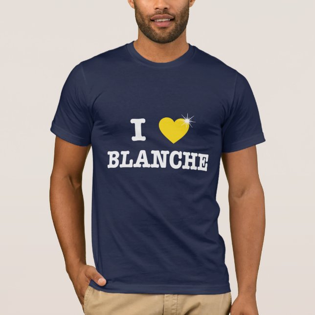 T-shirt I coeur Blanche (Devant)
