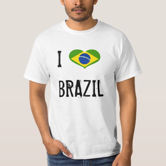 T-shirt I coeur Brésil (Devant)