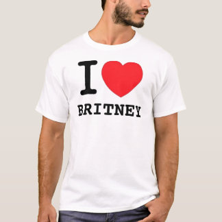 T-shirt I (coeur) Britney