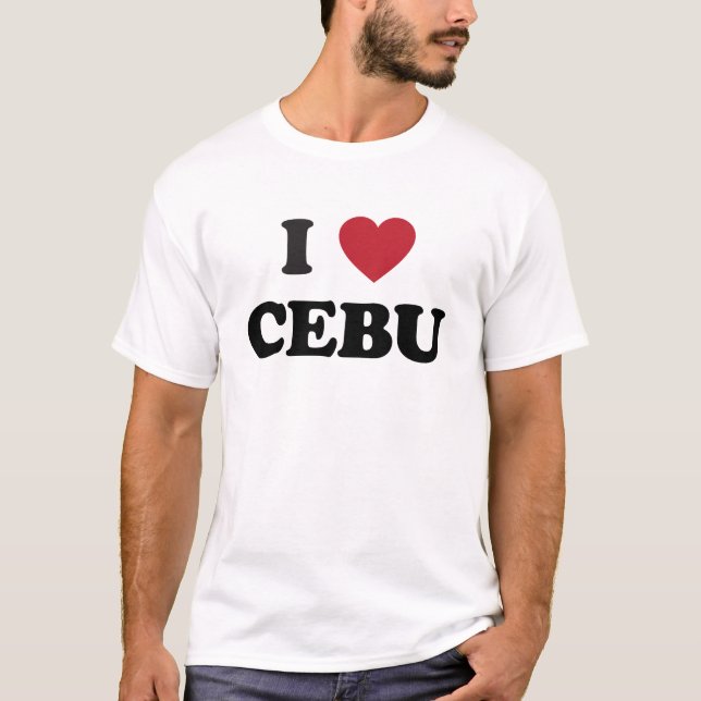 T-shirt I coeur Cebu Philippines (Devant)