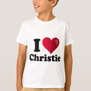 T-shirt I coeur Chris Christie