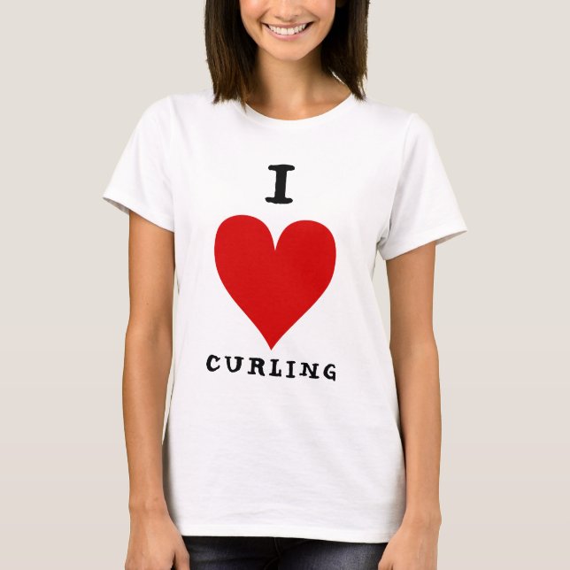 T-shirt I [COEUR] Curling (Devant)