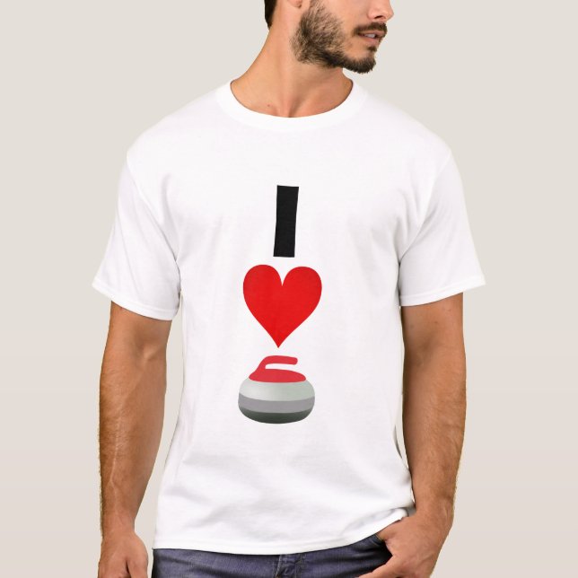 T-shirt I [Coeur] [Curling] (Devant)