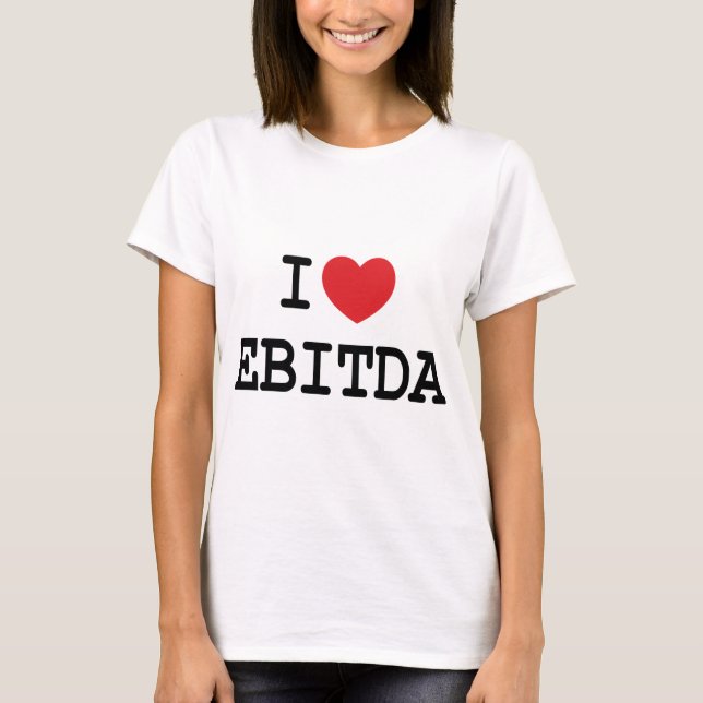 T-shirt I (coeur) EBITDA (Devant)