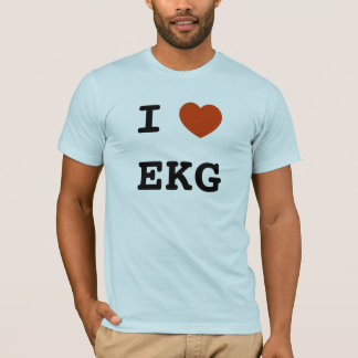 T-shirt I coeur ECG