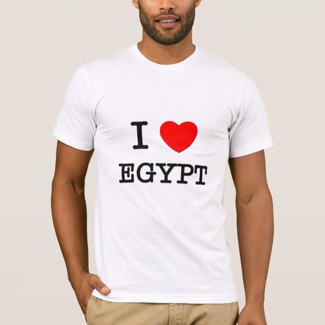 T-SHIRT I COEUR EGYPTE (Devant)
