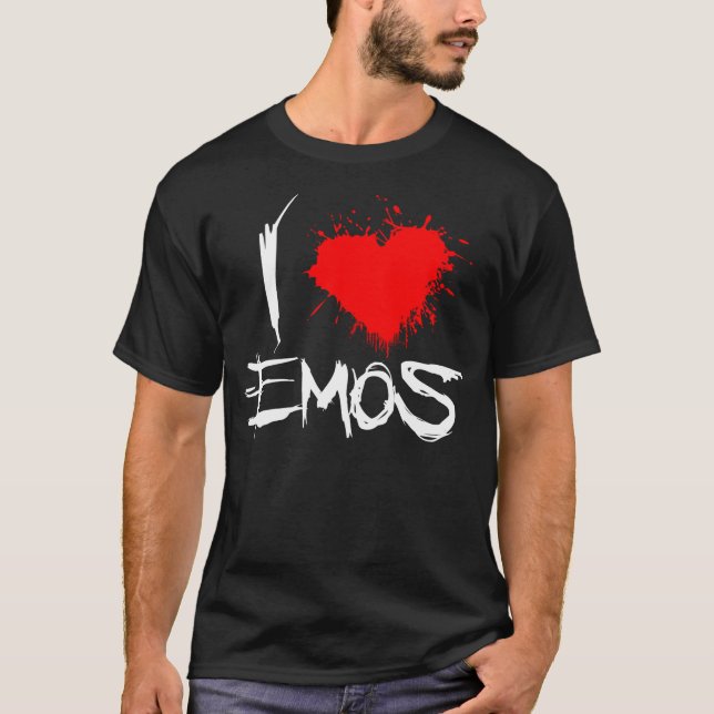 T-shirt I coeur Emos (Devant)