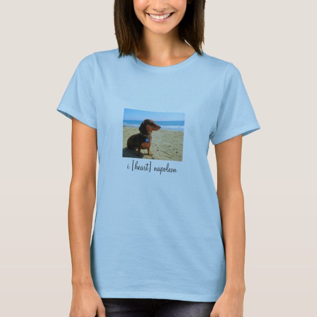 T-shirt i [coeur] - femmes de paysage (Devant)
