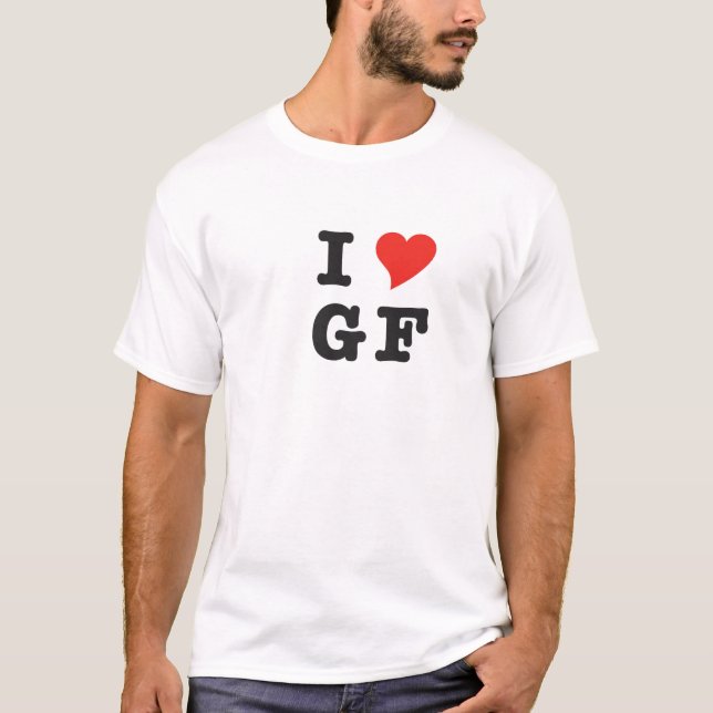 T-SHIRT I COEUR GF (Devant)