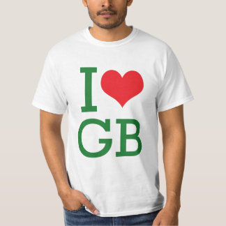 T-shirt i coeur gigaoctet