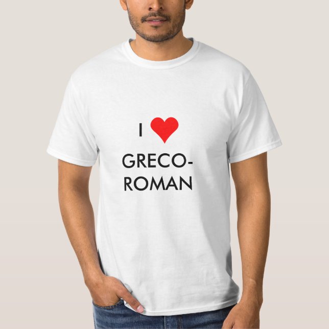 T-shirt i coeur gréco-romain (Devant)
