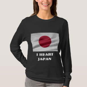 T-shirt I Coeur Japon/Drapeau du Japon