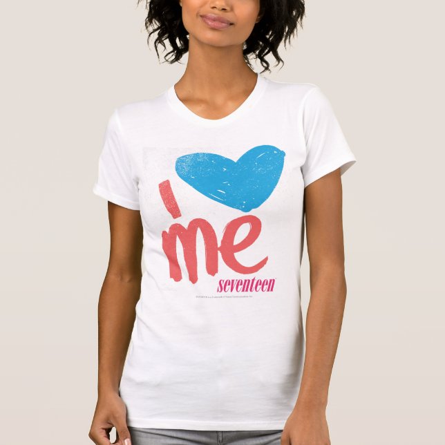 T-shirt I coeur j'Aqua-Rose (Devant)