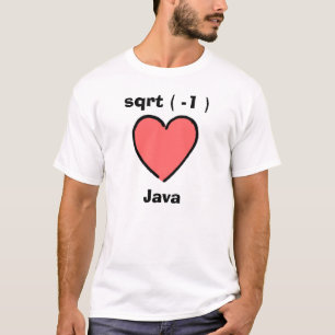 T-shirt I coeur Java