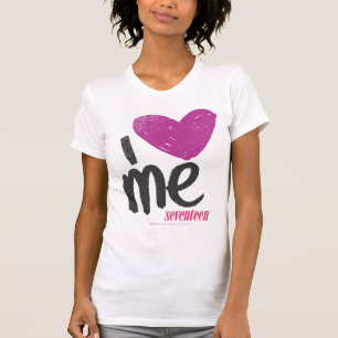 T-shirt I coeur je pourpre