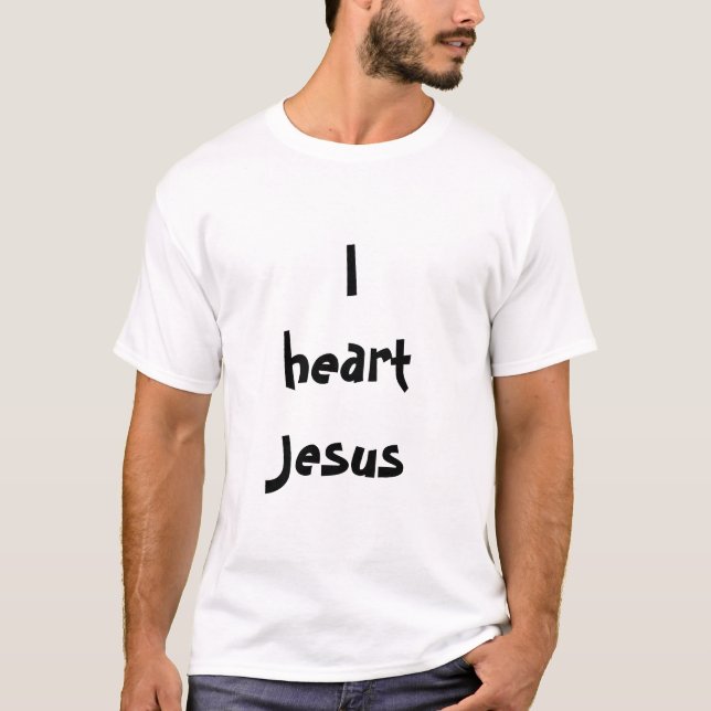 T-shirt I coeur Jésus (Devant)