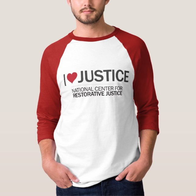 T-shirt I (coeur) Justice (Devant)