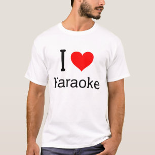 T-shirt I (coeur) Karaoke