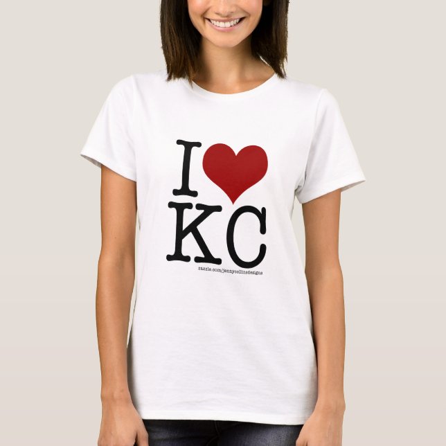 T-SHIRT I COEUR KC (Devant)