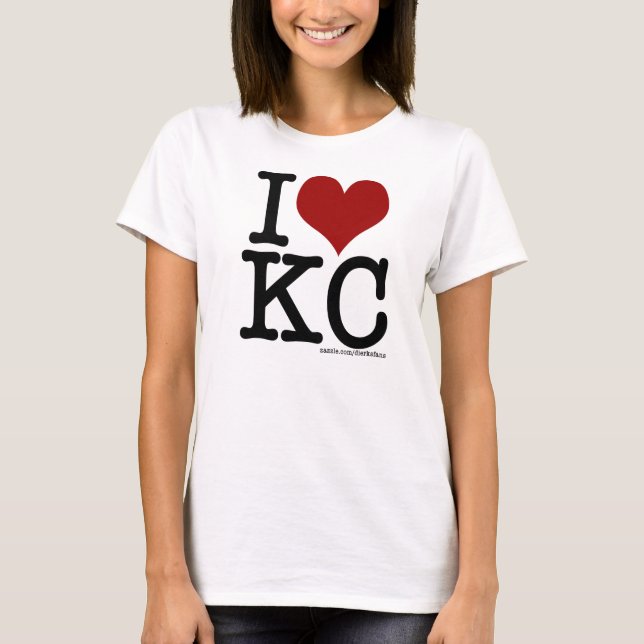 T-shirt I coeur kc (Devant)