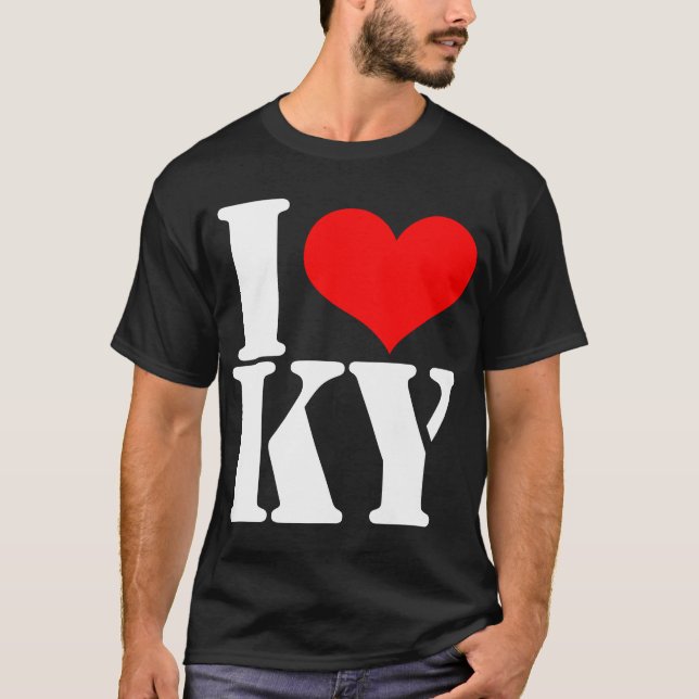 T-shirt I coeur KY (Devant)