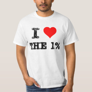 T-shirt I coeur le 1%