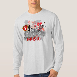 T-shirt I (Coeur) Love SOCA Music