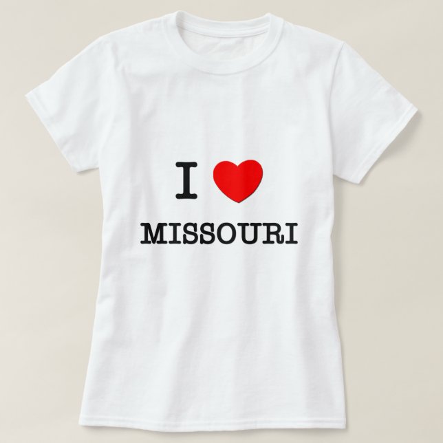T-SHIRT I COEUR MISSOURI (Design devant)