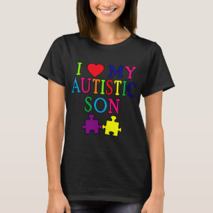 T-shirt I coeur mon fils autiste