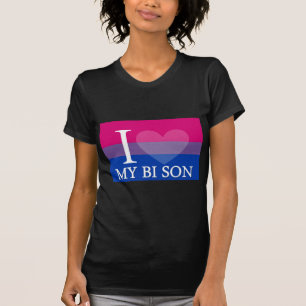 T-shirt I coeur mon fils de Bi