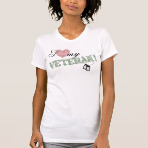 T-shirt I coeur mon vétéran !