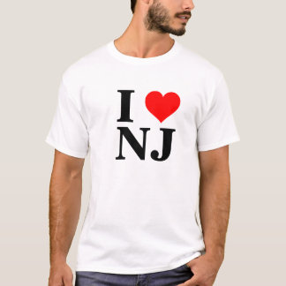 T-shirt I coeur N J