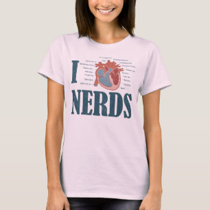 T-SHIRT I COEUR NERDS