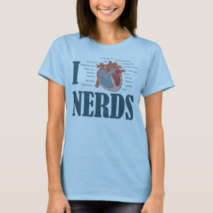 T-SHIRT I COEUR NERDS