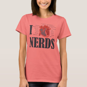 T-SHIRT I COEUR NERDS